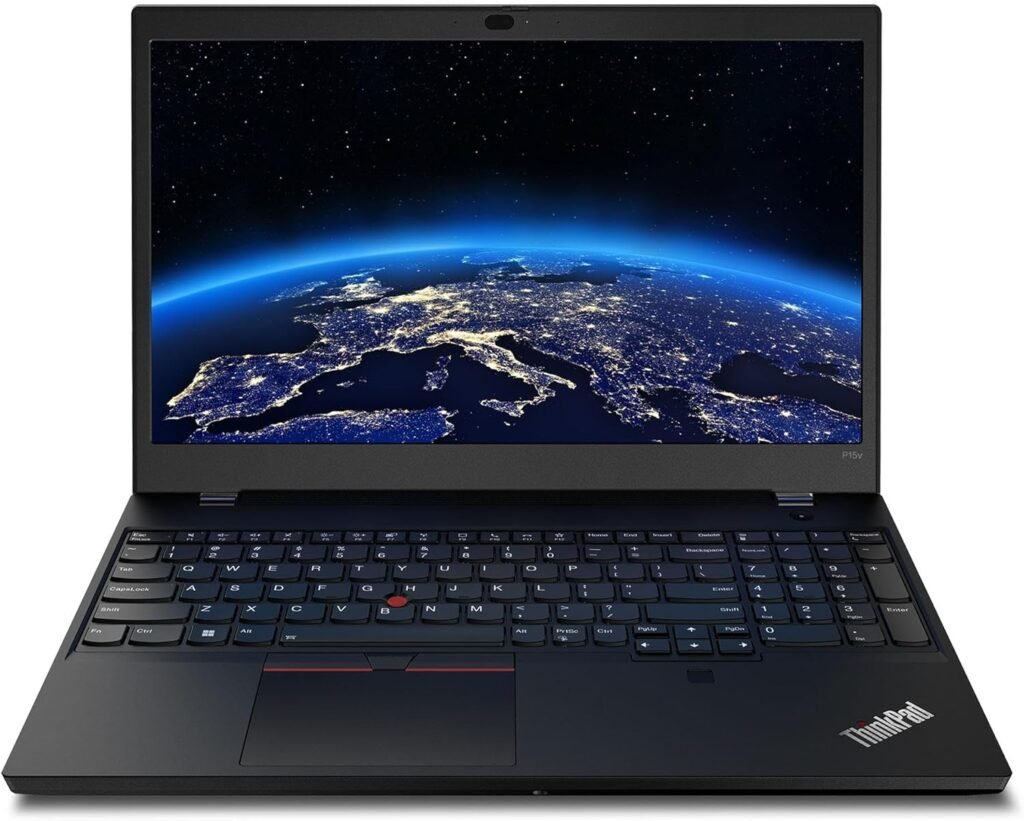 Lenovo ThinkPad P15v Mobile Workstation (15.6 FHD, Intel 14-Core i7-12800H, 32GB RAM, 1TB SSD, RTX A2000) Laptop for Engineer, Designer, Architect, Backlit, Fingerprint, Win 11 Pro w/AI Copilot