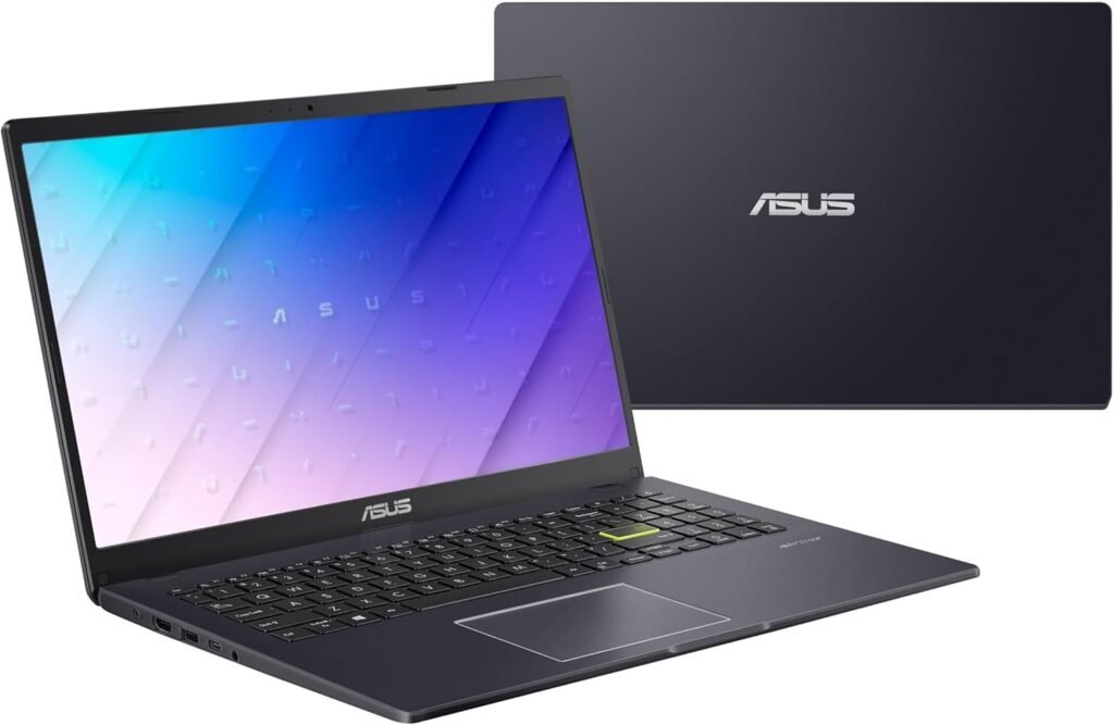 ASUS 15.6” Vivobook Go Laptop, Intel Dual Core N4500, 4GB RAM, 128GB SSD, Windows 11 in S Mode, Star Black, L510KA-ES04