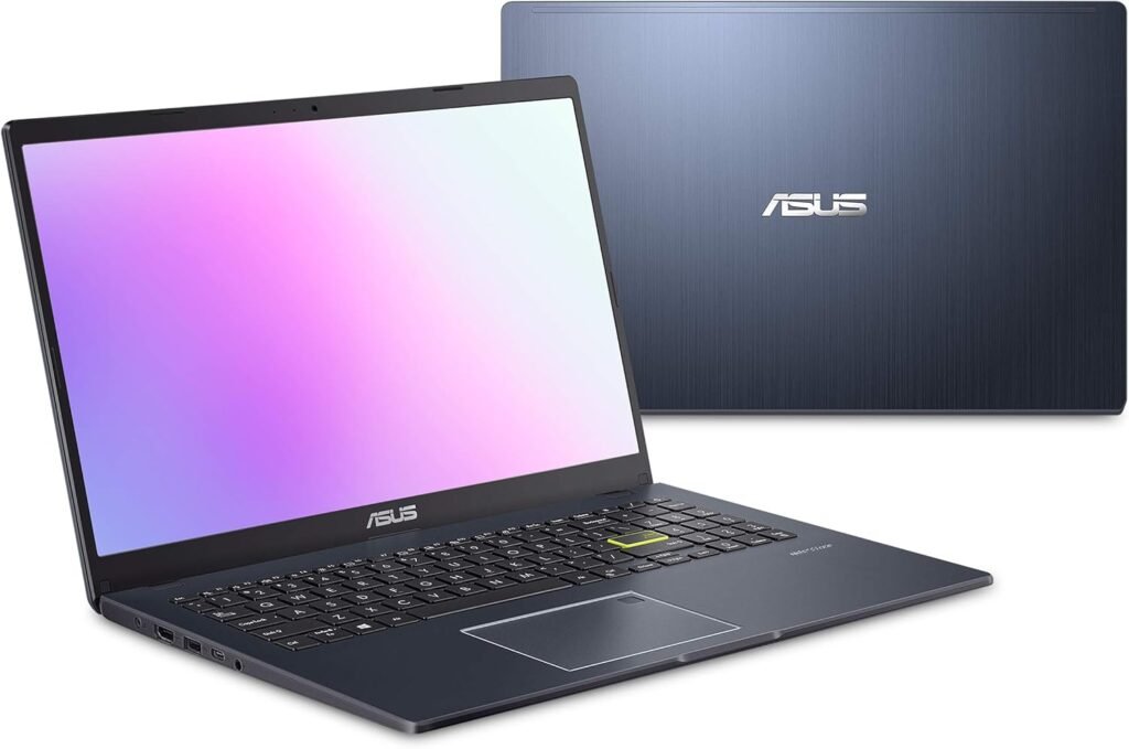 ASUS 15.6” Vivobook Go Laptop, Intel Dual Core N4500, 4GB RAM, 128GB SSD, Windows 11 in S Mode, Star Black, L510KA-ES04