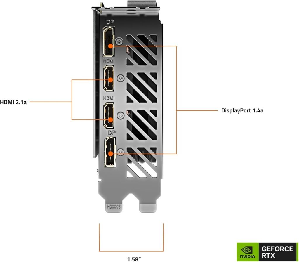 GIGABYTE GeForce RTX 4060 Gaming OC 8G Graphics Card, 3X WINDFORCE Fans, 8GB 128-bit GDDR6, GV-N4060GAMING OC-8GD Video Card