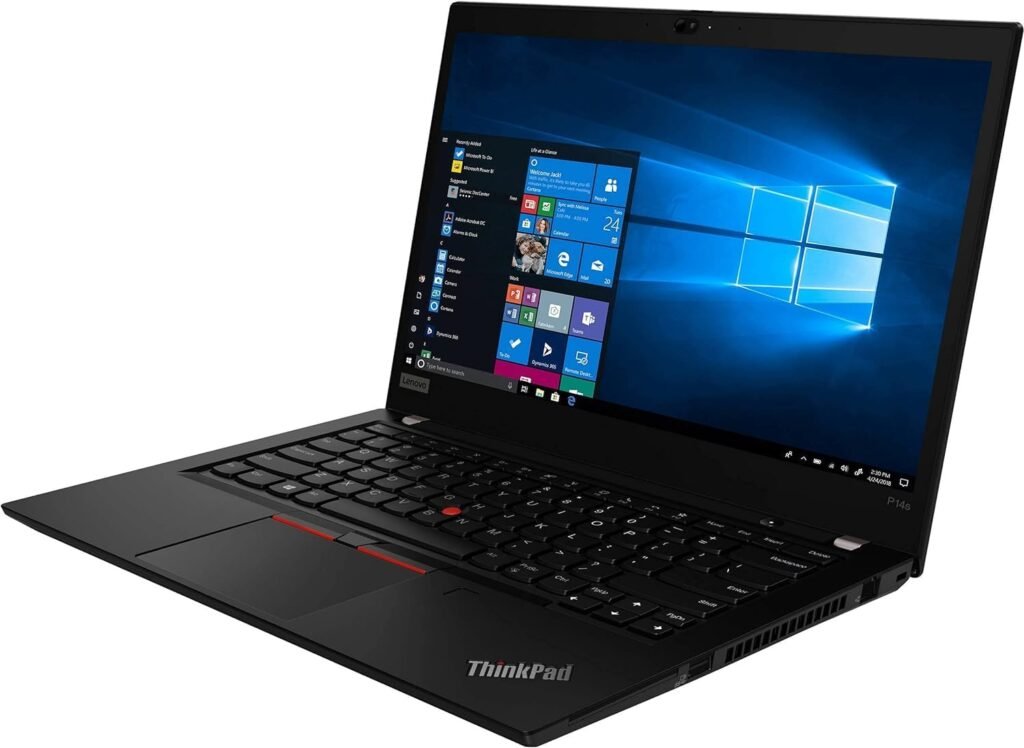 Lenovo ThinkPad P14s Mobile Workstation Laptop for Designer, Architecture, Engineering (14 FHD Touchscreen, AMD 8-core Ryzen 7 Pro 5850U (Beat i7-1165G7), 32GB RAM, 2TB SSD) FP, Win 11 Pro, Black