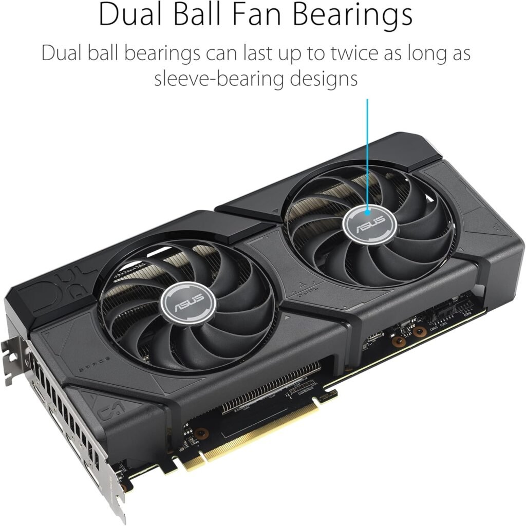 ASUS TUF Gaming Radeon™ RX 7600 XT OC Edition 16GB GDDR6 Graphics Card (AMD RDNA™ 3, PCIe 4.0, HDMI 2.1, DisplayPort 2.1, Axial-tech Fan Design, Auto-Extreme Technology, GPU Tweak III, and More)