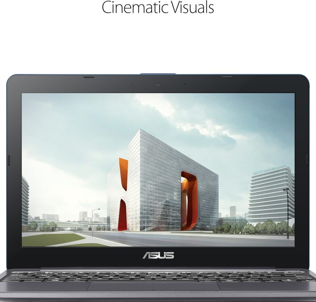 ASUS VivoBook L203MA Ultra-Thin Laptop, Intel Celeron N4000 Processor, 4GB LPDDR4, 64GB eMMC, 11.6” HD, USB-C, Windows 10 in S Mode (Switchable to Pro), L203MA-DS04, One Year of Microsoft Office 365