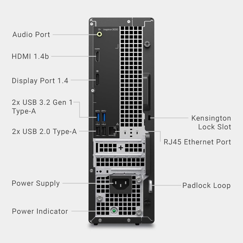 Dell Inspiron 3030 Desktop - Intel Core i7-14700 Processor, 16GB DDR5 RAM, 1TB SSD, Intel UHD 770 Graphics, Windows 11 Pro, Onsite  Migrate Service - Mist Blue