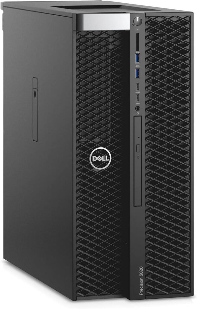 Dell Precision T5820 Desktop Workstation, 1x W-2133 3.6GHz 6 Core, 32GB DDR4, NVS 310, 480GB SSD, Windows 10 Pro (Renewed)
