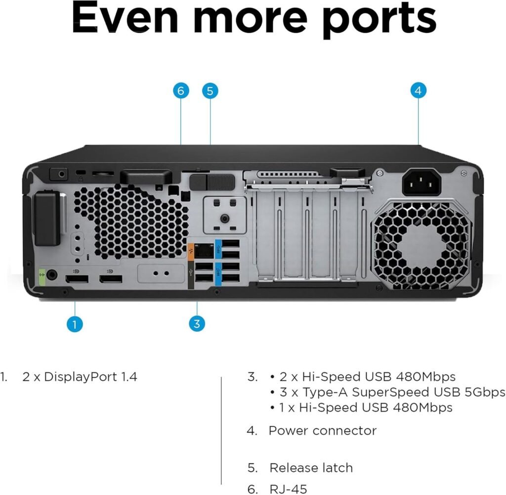HP Z2 SFF G9 Workstation Small Form Factor Business Desktop Computer, 13th Gen Intel 14-Core i7-13700, 32GB DDR5 RAM, 1TB PCIe SSD, DVDRW, WiFi 6, Bluetooth, Keyboard  Mouse, Windows 11 Pro, Tilsiy