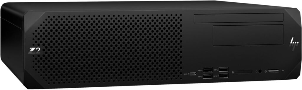 HP Z2 SFF G9 Workstation Small Form Factor Business Desktop Computer, 13th Gen Intel 14-Core i7-13700, 32GB DDR5 RAM, 1TB PCIe SSD, DVDRW, WiFi 6, Bluetooth, Keyboard  Mouse, Windows 11 Pro, Tilsiy