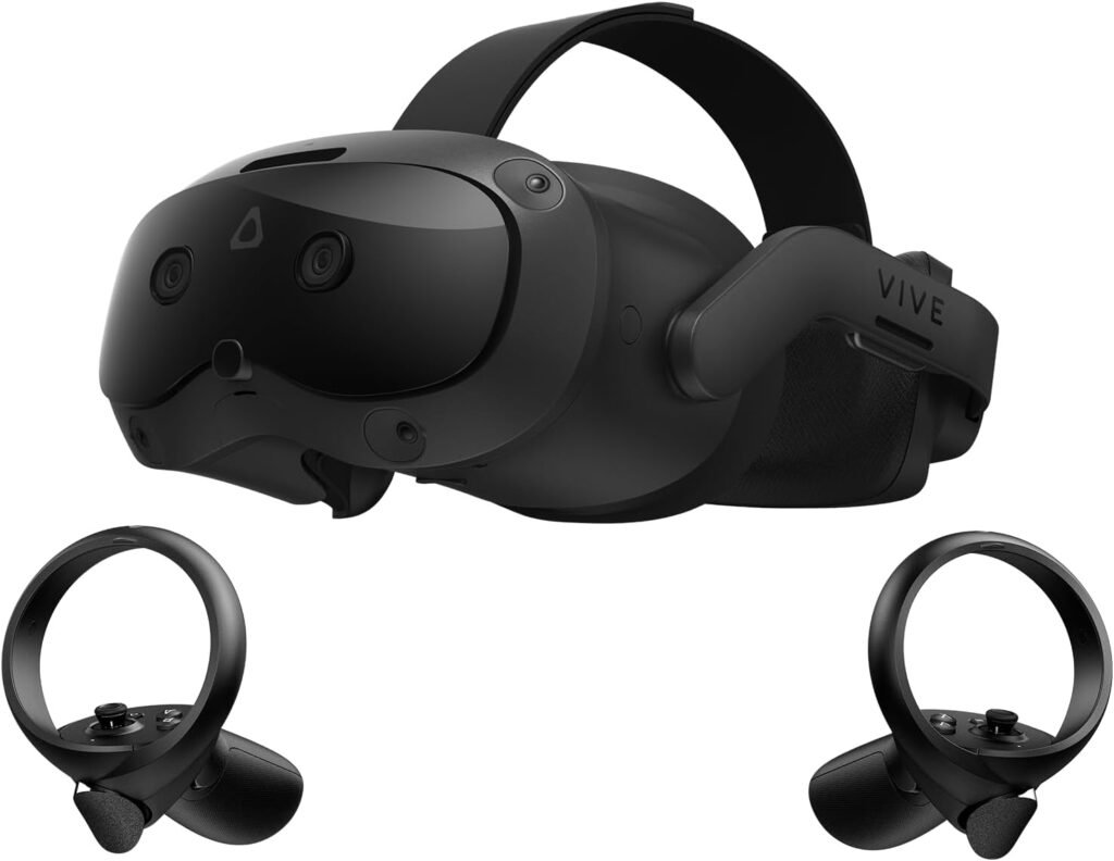 HTC Vive Focus Vision — Mixed Reality and PC VR Headset + Controllers — Consumer Edition