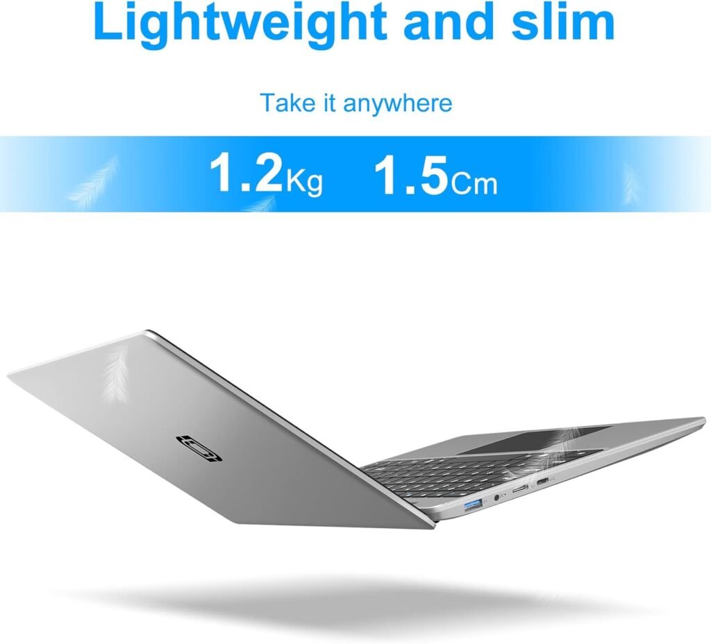 jumper Laptop, 12GB LPDDR4 RAM, 512GB SSD ROM, 14 Inch 1080p FHD IPS Screen, Windows 11 Laptops Computer with Celeron Quad-Core Processor, UHD Graphics 600, Dual Stereo Speaker, Portable.