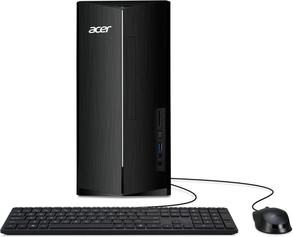 Acer Aspire TC-1785-UA92 Desktop | Intel Core i5-14400 10-Core Processor | 8GB DDR5-5600 Memory | 512GB PCIe 4.0 NVMe SSD | SD Card Reader | Wi-Fi 6E | Windows 11 Home