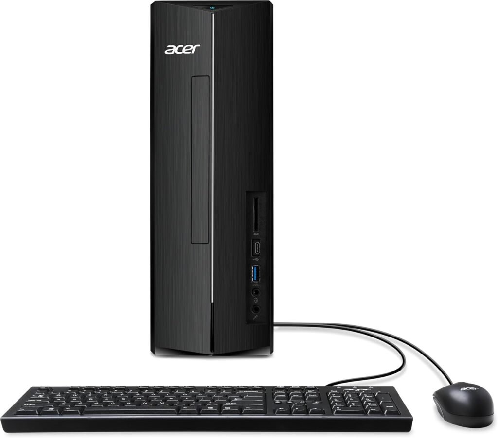 Acer Aspire TC-1785-UA92 Desktop | Intel Core i5-14400 10-Core Processor | 8GB DDR5-5600 Memory | 512GB PCIe 4.0 NVMe SSD | SD Card Reader | Wi-Fi 6E | Windows 11 Home