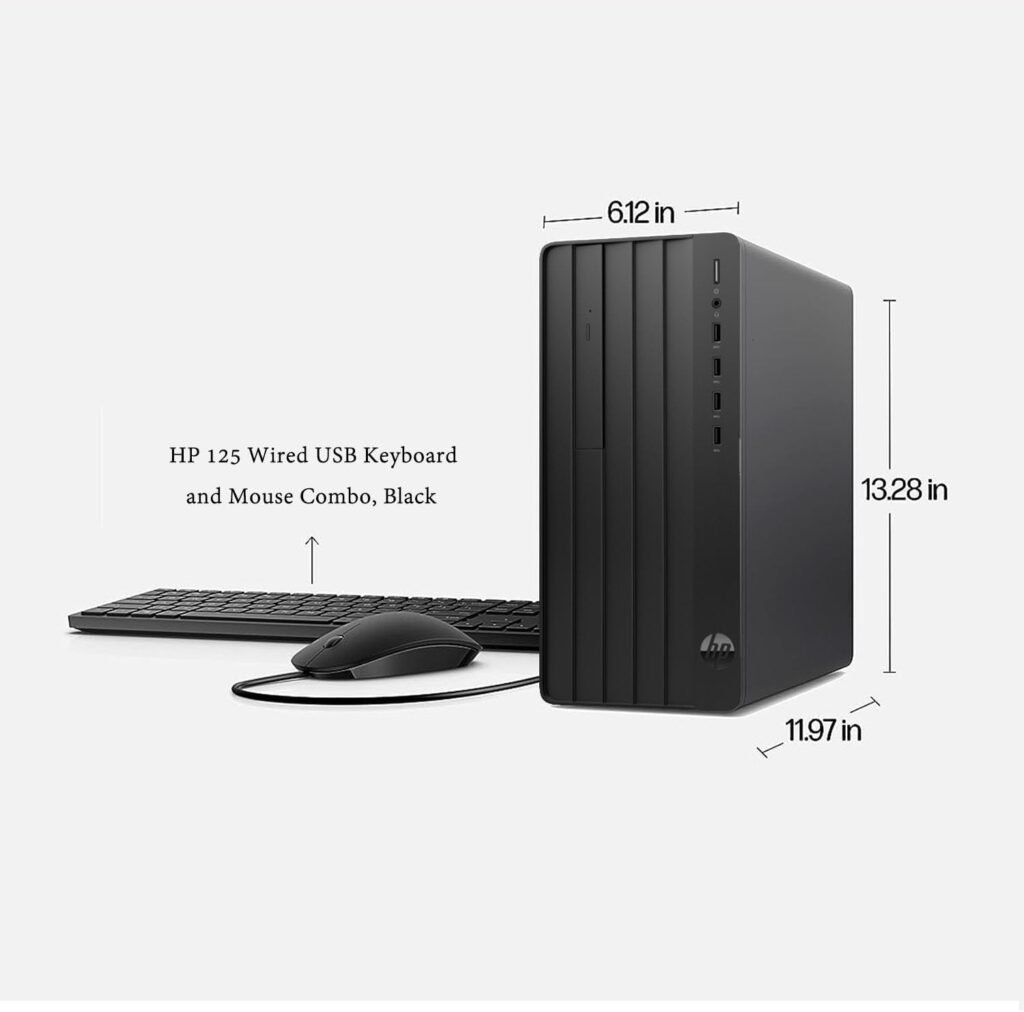 HP Pro Tower 290 G9 Desktop Business Computer | 12th Gen Intel Core i5-12400 | 32GB DDR4 RAM | 512GB PCIe SSD + 1TB HDD | 2-Monitor Support 4K | DVD-RW | HDMI | VGA | Wi-Fi | Windows 11 Pro