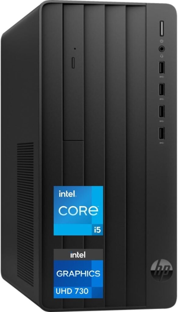 HP Pro Tower 290 G9 Desktop Business Computer | 12th Gen Intel Core i5-12400 | 32GB DDR4 RAM | 512GB PCIe SSD + 1TB HDD | 2-Monitor Support 4K | DVD-RW | HDMI | VGA | Wi-Fi | Windows 11 Pro