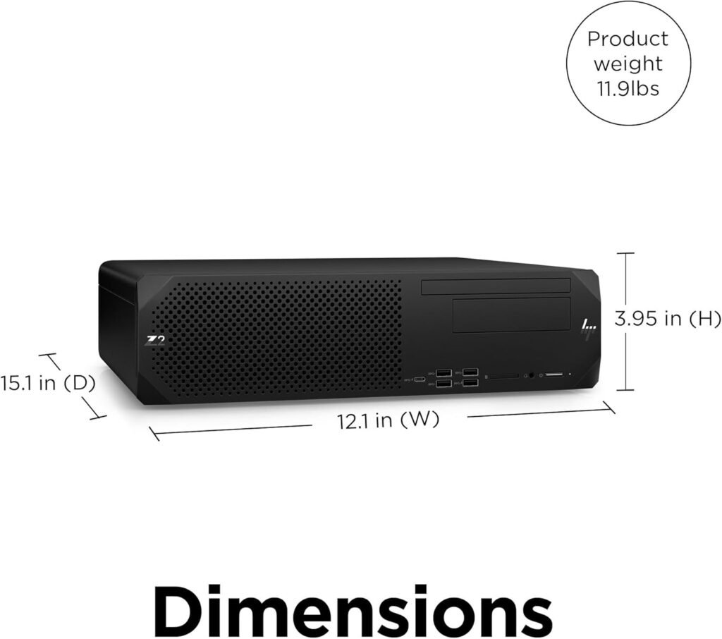 HP Z2 G9 SFF Workstation Small Form Factor Business Desktop Computer, 13th Gen Intel 14-Core i7-13700, 32GB DDR5 RAM, 1TB PCIe SSD, DVDRW, WiFi 6, Bluetooth, Keyboard  Mouse, Windows 11 Pro