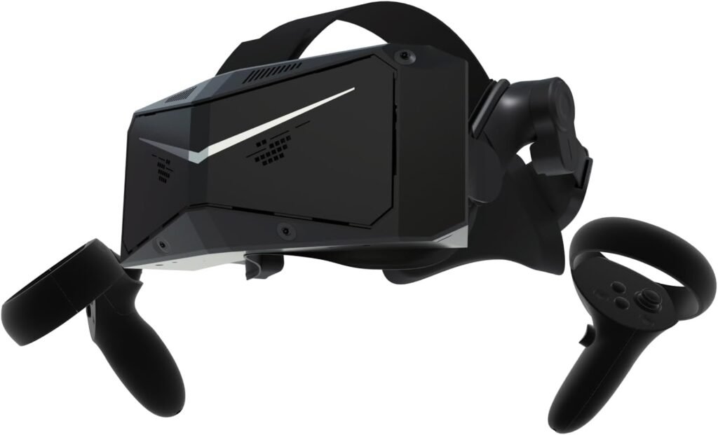 Pimax Crystal Light Prime PCVR Headset - 8K Resolution,QLED Display, Light  Comfortable,High Clarity VR for flight simulator, Compatible with MSFS, iRacing  More, DMAS  Lighthouse Tracking optional