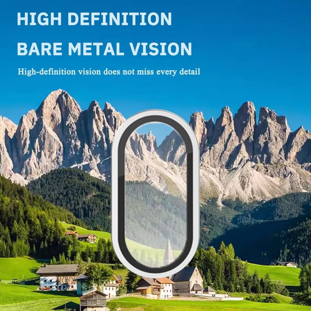 Camera Lens Protector Compatible for Oculus Meta Quest 3,Thin 9H Tempered Glass, Alloy Frame, Anti-Scratch, Camera Screen Protector Cover, Case Friendly, High Definition Lens Accessories (Silver) Camera Lens Protector Compatible for Oculus Meta Quest 3,Thin 9H Tempered Glass, Alloy Frame, Anti-Scratch, Camera Screen Protector Cover, Case Friendly, High Definition Lens Accessories (Silver)