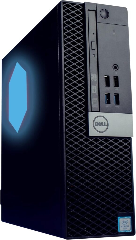 Dell OptiPlex 5050 SFF PC Desktop Computer, 3.4GHz Intel i5-7500, 16GB RAM, 256GB SSD, Windows 10 Pro 64bit(Renewed)