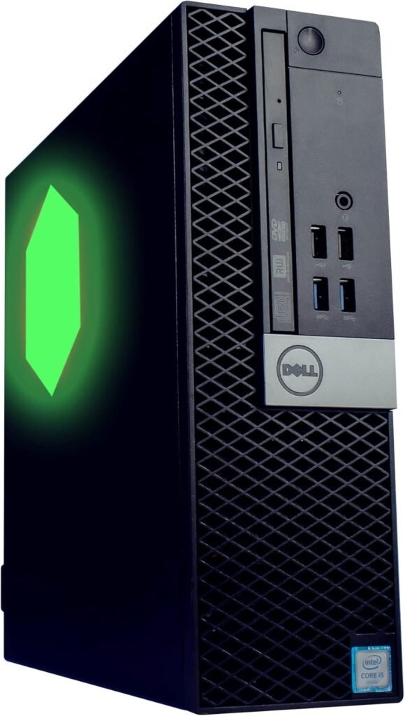 Dell OptiPlex 5050 SFF PC Desktop Computer, 3.4GHz Intel i5-7500, 16GB RAM, 256GB SSD, Windows 10 Pro 64bit(Renewed)