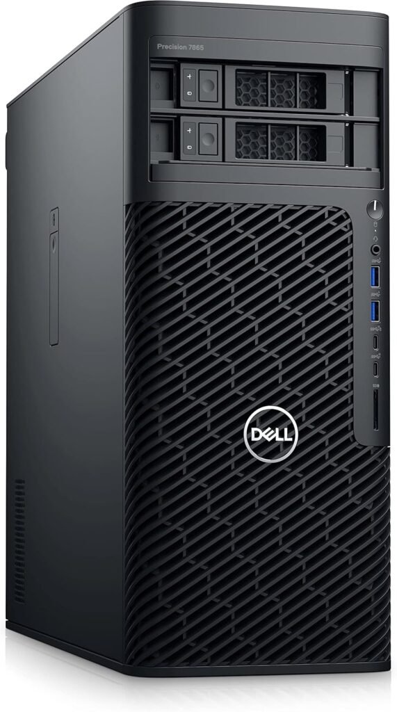 Dell Precision T7865 Workstation Desktop (2022) | Threadripper Pro - 5975WX - 4TB SSD + 1TB SSD Hard Drive - 256GB RAM - 2 x Nvidia RTX A6000 in SLI | 32 cores @ 4.5 GHz - 96GB GDDR6 Win 11 (Renewed)