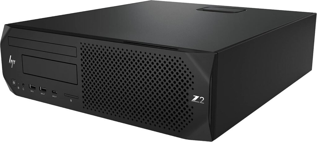 HP Z2 G5 SFF Workstation Desktop PC (Intel i5-10500 vPro, 32GB RAM, 1TB SSD, 6-Core(Beat i7-9750H)) Small Form Factor, Type-C, Keyboard, Mouse, Display Port, WiFi, Ethernet, Win 11 Pro, Black