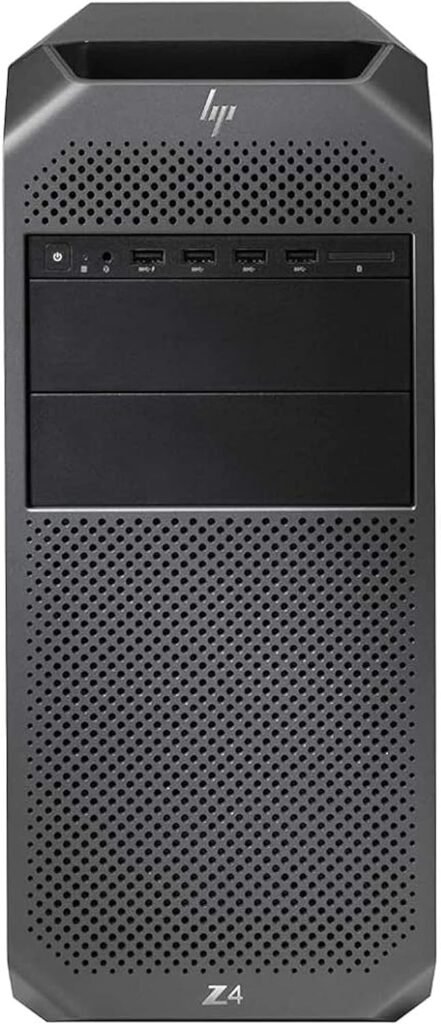 HP Z4 G4 Workstation, Intel Xeon W-2133 (6-Core) up to 3.9GHz, 64GB DDR4, 512GB NVMe M.2 SSD + 2TB HDD, Nvidia Quadro P400 2GB, USB 3.1, Windows 11 Pro (Renewed)