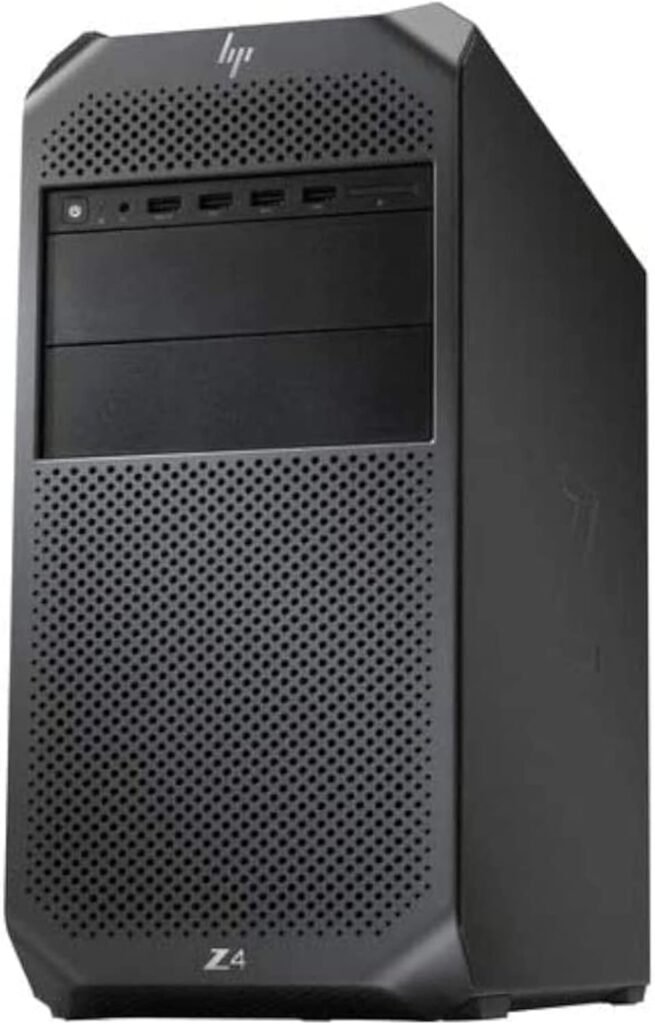 HP Z4 G4 Workstation, Intel Xeon W-2133 (6-Core) up to 3.9GHz, 64GB DDR4, 512GB NVMe M.2 SSD + 2TB HDD, Nvidia Quadro P400 2GB, USB 3.1, Windows 11 Pro (Renewed)