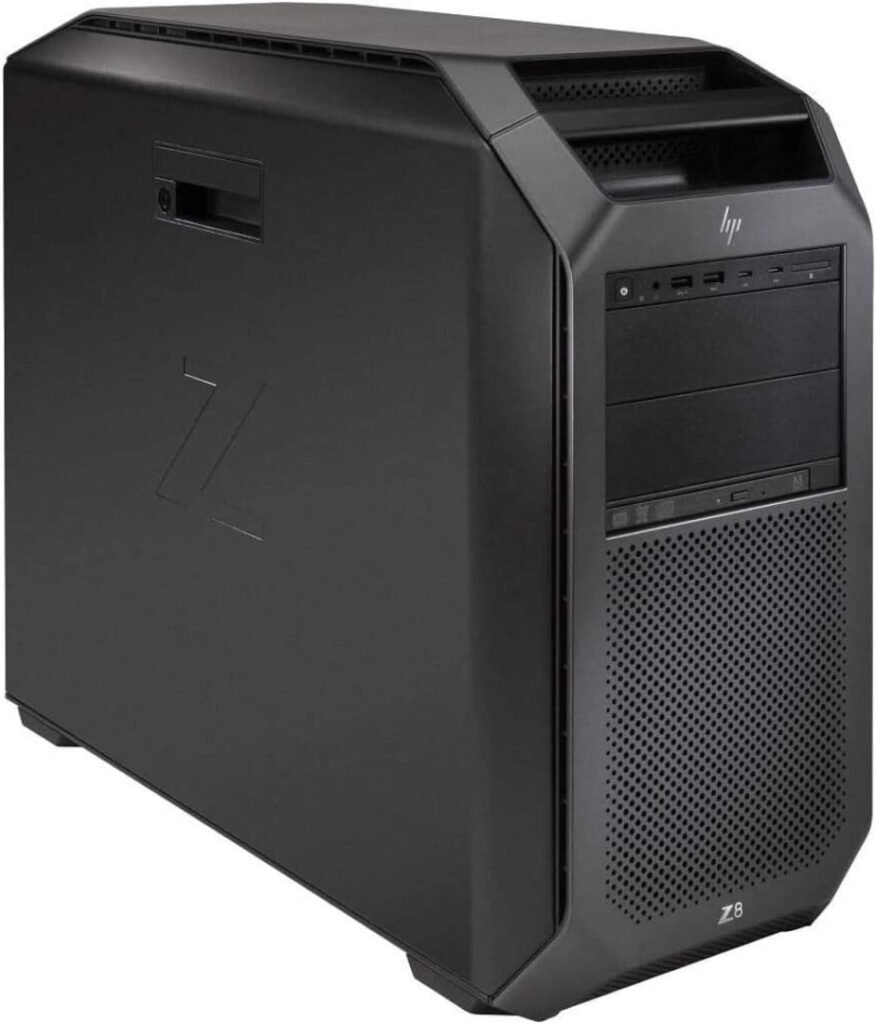 HP Z8 G4 Workstation, VR CG 4K 8K, 2X Intel Xeon Gold 6143 (36-Cores) up to 4.0GHz, 256GB DDR4, 2X 1TB NVME M.2 Turbo Drive + 4X 1TB SSD’s, 2X Quadro P5000 16GB, USB 3.1, Windows 11 Pro (Renewed)