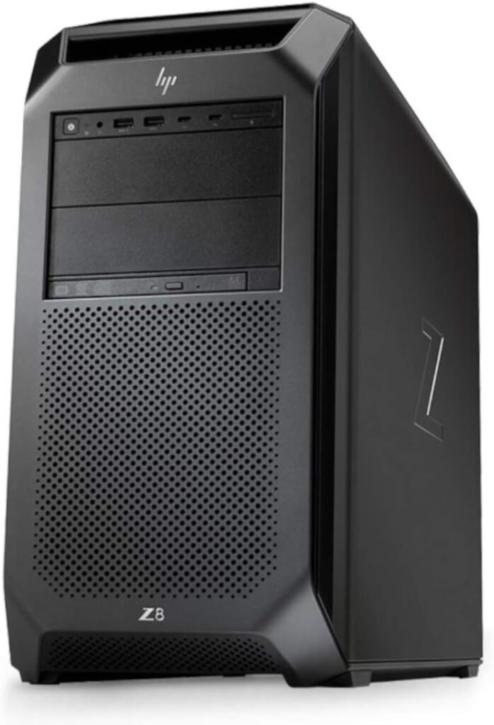 HP Z8 G4 Workstation, VR CG 4K 8K, 2X Intel Xeon Gold 6143 (36-Cores) up to 4.0GHz, 256GB DDR4, 2X 1TB NVME M.2 Turbo Drive + 4X 1TB SSD’s, 2X Quadro P5000 16GB, USB 3.1, Windows 11 Pro (Renewed)