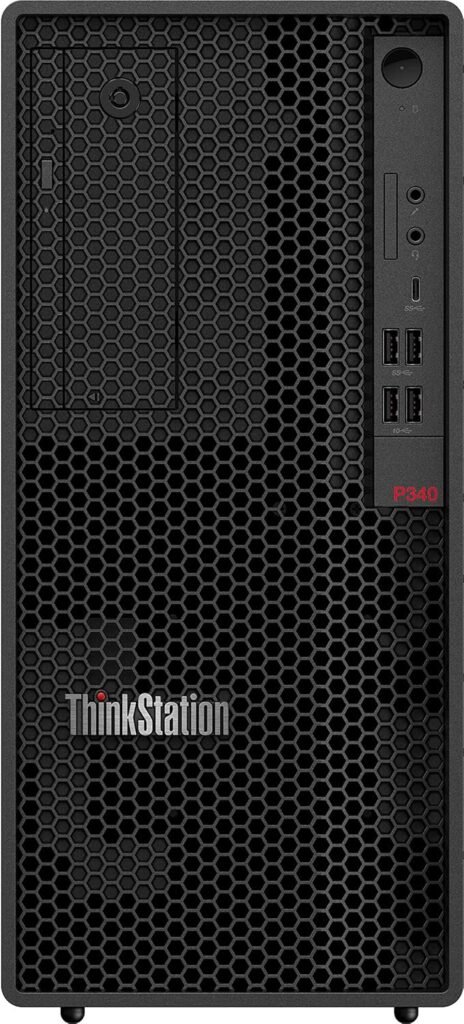 Lenovo ThinkStation P340 Tower Workstation, Intel Core i9-10900 up to 5.20 GHz (10 Core/20 Threads), 32GB DDR4 RAM, 1TB NVMe PCIe M.2 SSD, Intel UHD Graphics 630, Windows 11 Pro 64-bit (Renewed)