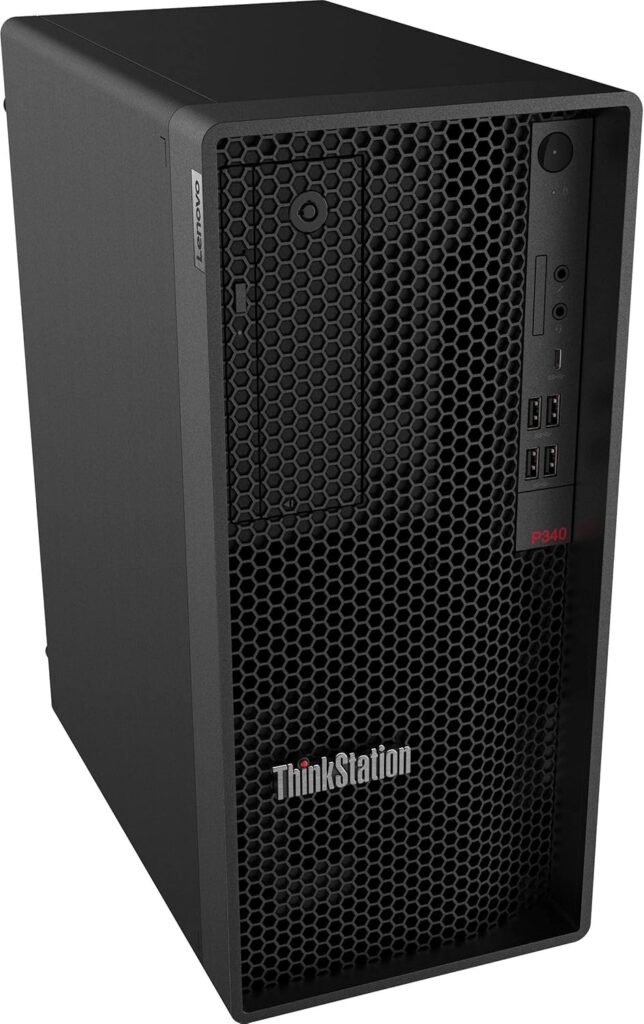 Lenovo ThinkStation P340 Tower Workstation, Intel Core i9-10900 up to 5.20 GHz (10 Core/20 Threads), 32GB DDR4 RAM, 1TB NVMe PCIe M.2 SSD, Intel UHD Graphics 630, Windows 11 Pro 64-bit (Renewed)