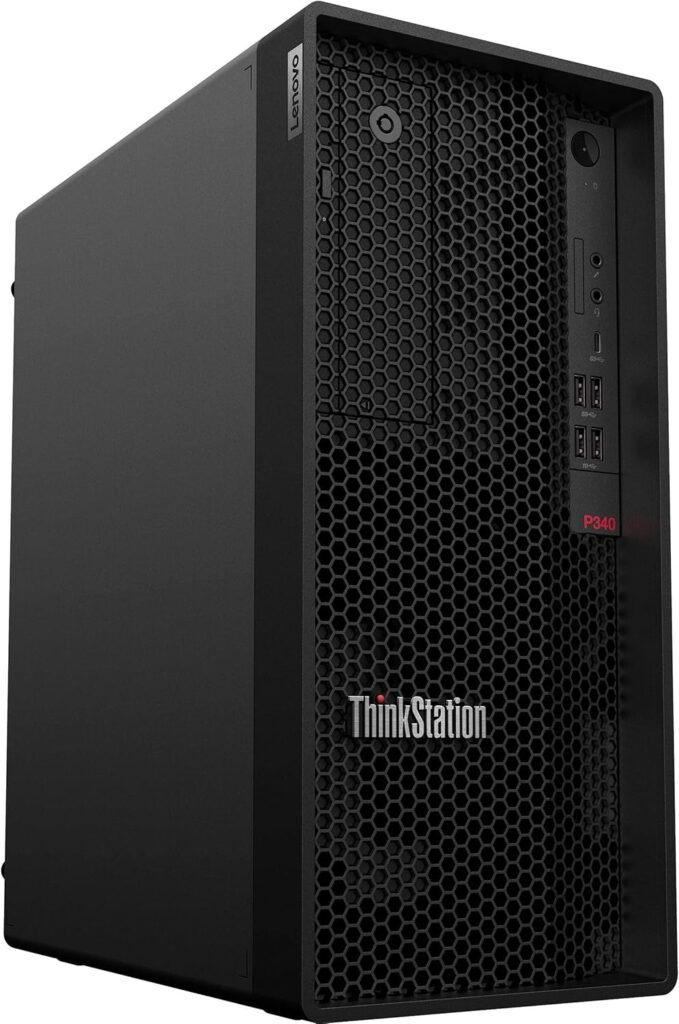Lenovo ThinkStation P340 Tower Workstation, Intel Core i9-10900 up to 5.20 GHz (10 Core/20 Threads), 32GB DDR4 RAM, 1TB NVMe PCIe M.2 SSD, Intel UHD Graphics 630, Windows 11 Pro 64-bit (Renewed)
