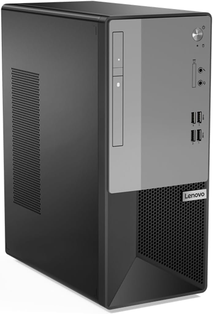 Lenovo V50t Gen 2 Business Desktop Computer, Intel 4-Core Processor(Up to 4.3Ghz), 32GB RAM, 1TB PCIe SSD, 4K 3-Monitor Support, DisplayPort, HDMI, VGA, DVD-RW, Wi-Fi, Bluetooth, Windows 11 Pro