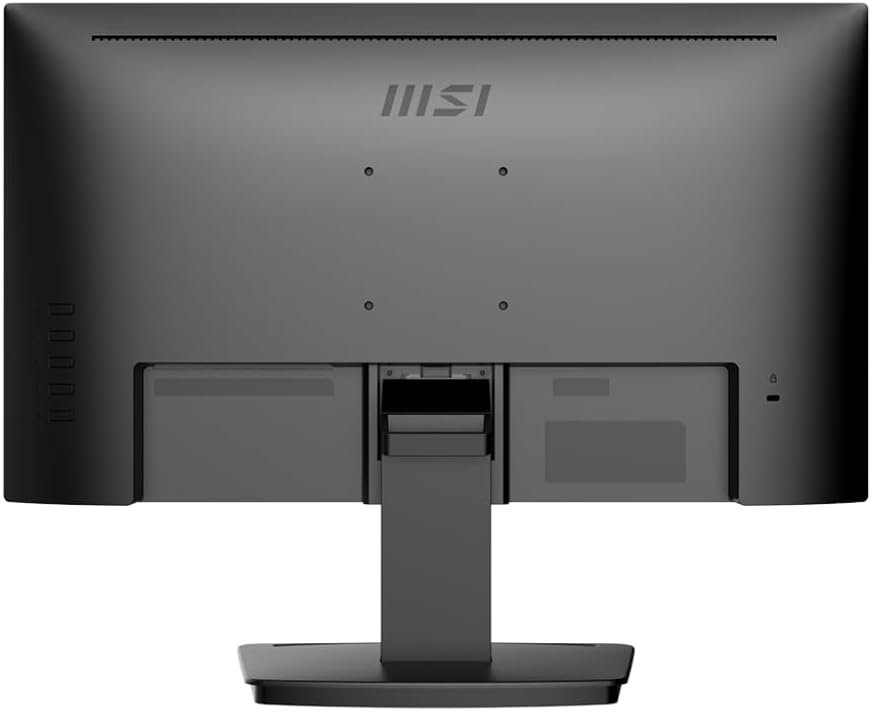 MSI PRO MP223, 22-inch VA 1920 x 1080 (FHD) Computer Monitor, 100Hz, Adaptive-Synch, HDMI, Video Port, VESA Mountable, Less Blue Light, Tilt, 1ms, Black