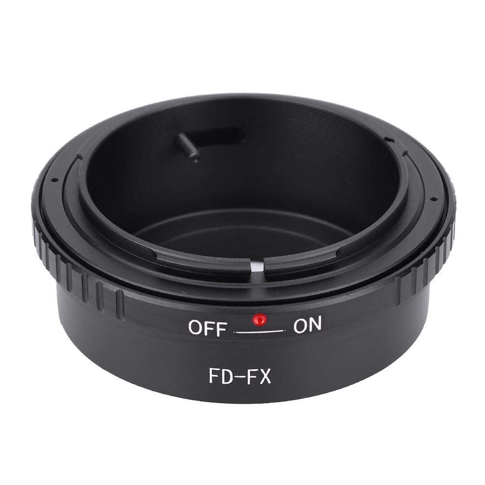 Vbestlife FD-FX Metal Camera Lens Adapter, Manual Focus Infinity Focus Lens Adapter Ring for Canon FD Lens to Fit for Fuji FX Mount Camera