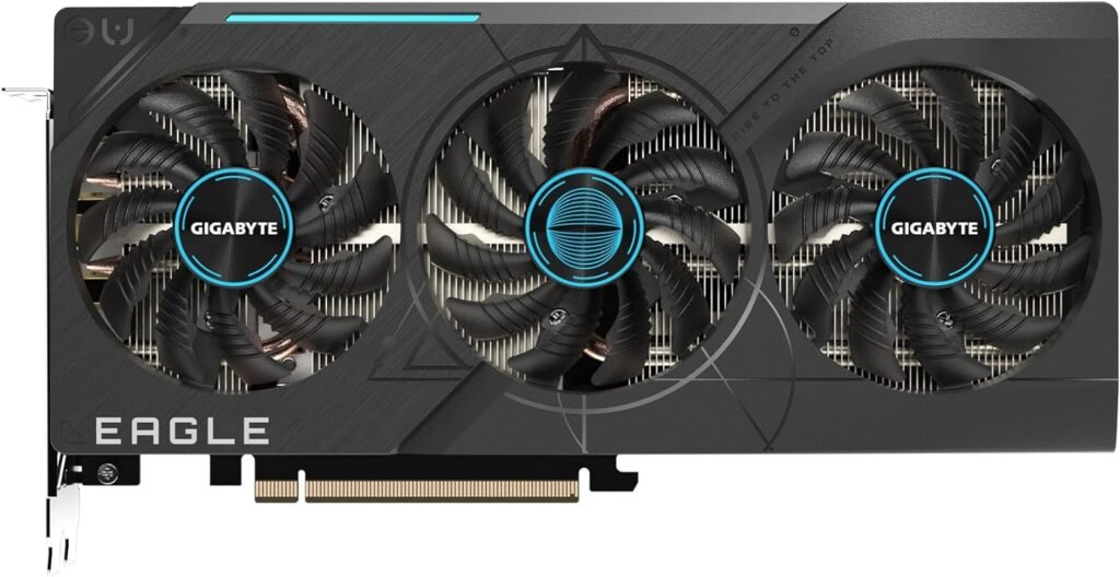 GIGABYTE GeForce RTX 4070 Super Eagle OC 12G Graphics Card, 3X WINDFORCE Fans, 12GB 192-bit GDDR6X, GV-N407SEAGLE OC-12GD​ Video Card