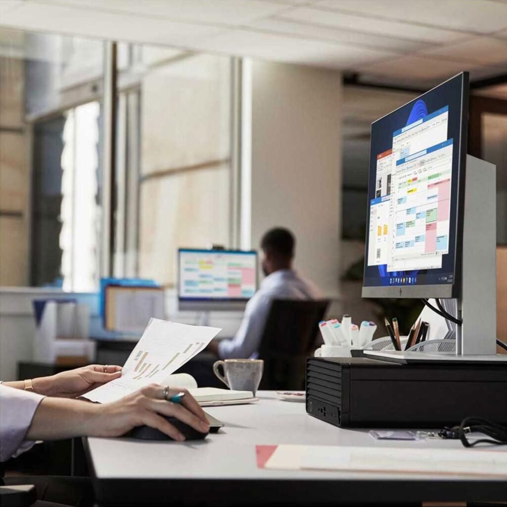 HP ProDesk 400 G9 Small Form Factor Business Desktop, 12th Gen Intel i7-12700 Processor, 32GB RAM, 1TB PCIe SSD, Wi-Fi 6, HDMI, DP, Support 4K, Type-C, RJ-45, Wired Keyboard  Mouse, Windows 11 Pro