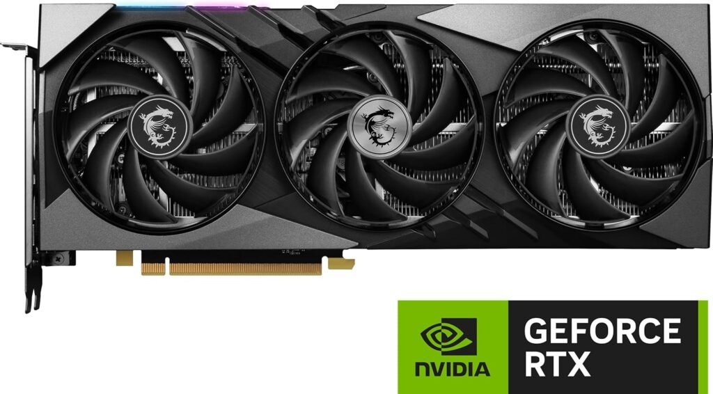 MSI Gaming GeForce RTX 4060 Ti 16GB GDRR6 Extreme Clock: 2685 MHz 128-Bit HDMI/DP Nvlink TORX Fan 4.0 Ada Lovelace Architecture Graphics Card (RTX 4060 Ti Gaming X Slim 16G)