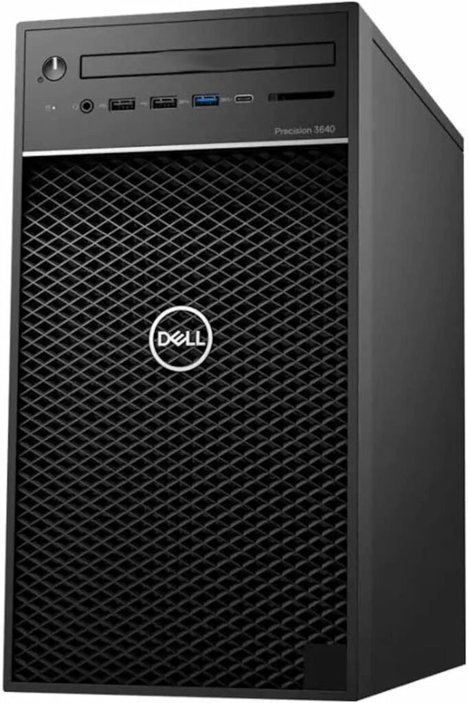 Dell Precision 3000 3640 Workstation, Core i7 i7-10700, 16 GB RAM, 512 GB SSD, Tower, Windows 10 Pro 64-bit NVIDIA Quadro P620 2 GB Graphics, DVD-Writer, Serial ATA Controller (Renewed)