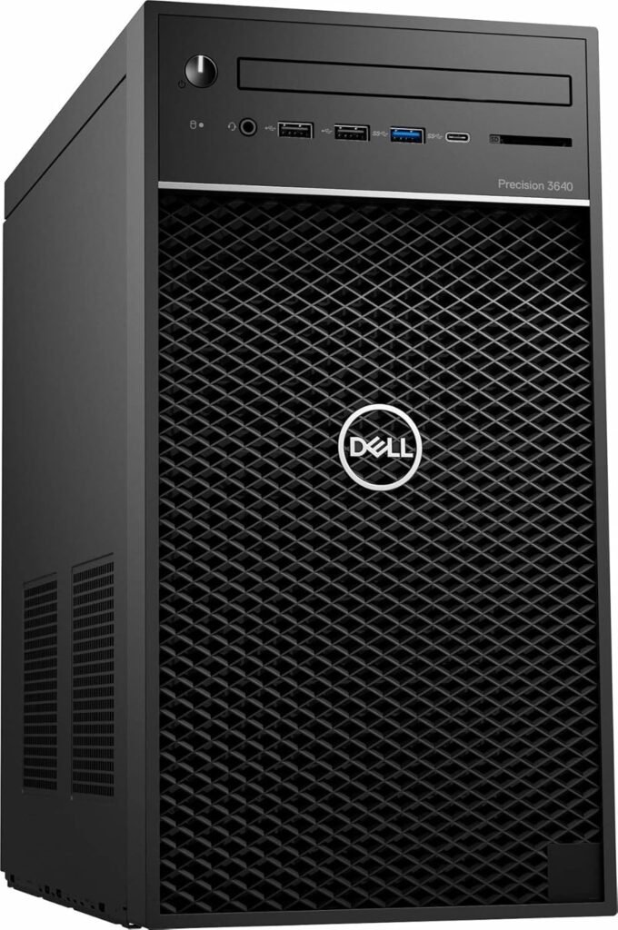 Dell Precision 3000 3640 Workstation, Core i7 i7-10700, 16 GB RAM, 512 GB SSD, Tower, Windows 10 Pro 64-bit NVIDIA Quadro P620 2 GB Graphics, DVD-Writer, Serial ATA Controller (Renewed)
