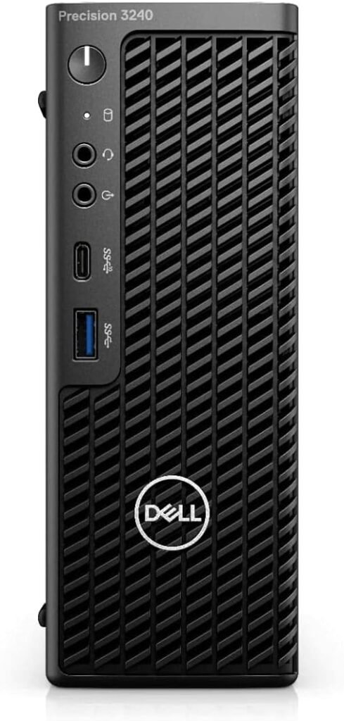 Dell Precision 3240 Workstation Desktop | Core i5-10500 - 500GB HDD Hard Drive - 8GB RAM | 6 cores @ 4.5 GHz Win 11 Pro Black (Renewed)