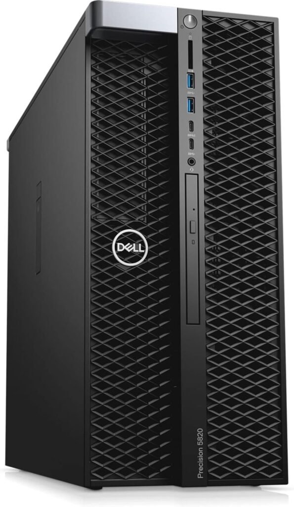 Dell Precision T5820 Workstation Desktop | Xeon W - 2155-2TB SSD Hard Drive - 64GB RAM | 10 cores @ 4.5 GHz Win 10 Home Black (Renewed)