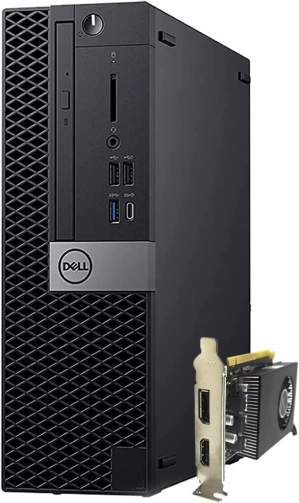 Dell Video Editing CAD OptiPlex 3040 Desktop Computer PC, Intel Core i7-6500, 3.2 GHz Processor, 16GB RAM, 480GB SSD (Fast Boot) + 2TB HDD, Graphics RX-550 4GB DDR5, WiFi, Windows 10 Pro (Renewed)