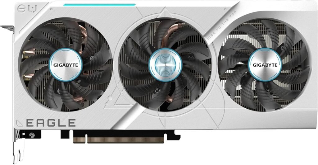 GIGABYTE GeForce RTX 4070 Super Eagle OC ICE 12G Graphics Card, 3X WINDFORCE Fans, 12GB 192-bit GDDR6X, GV-N407SEAGLEOC ICE-12GD Video Card