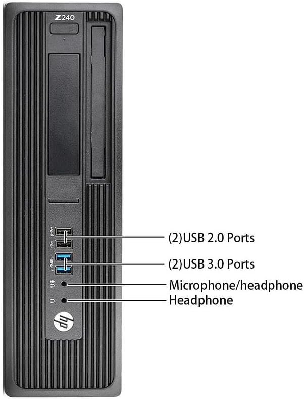 HP Workstation Z240 SFF Desktop PC,Refurbish Desktop i5,Windows 11 Business Computers,16G DDR4,1TB NVMe M.2 SSD,DVD,DVI,DP,HDMI,Built-in WiFi,BT,Wireless KM + TJJ PAD (Renewed)