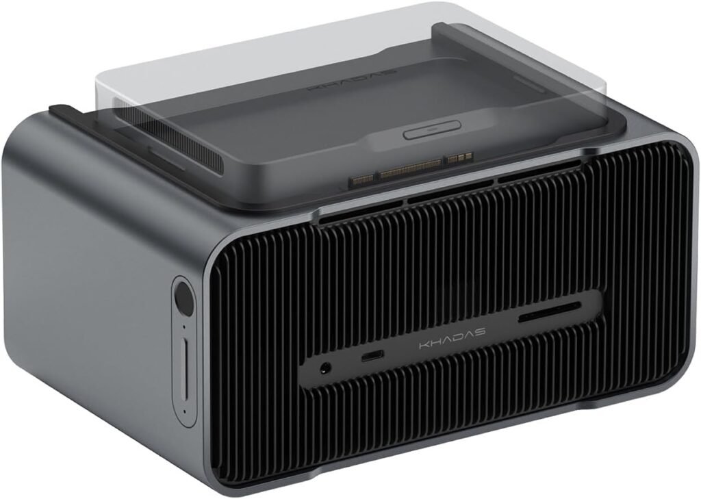 Khadas Mind Graphics Card RTX 4060 Ti Desktop GPU, 16GB GDDR6, External GPU Dock with Speakers for Laptop, Up to PCIe 4.0 x8,128 GT/s, HDMI 2.1a×2, USB4×1, Supports 4K  8K Display via Thunderbolt 4/3