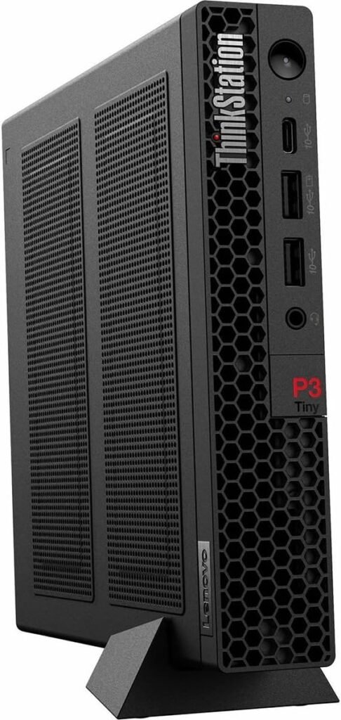 Lenovo ThinkStation P3 Tiny Workstation, Intel Core i9-13900 2.0GHz, 32GB RAM, 1TB SSD, NVIDIA T400 4GB, Windows 11 Pro, Black