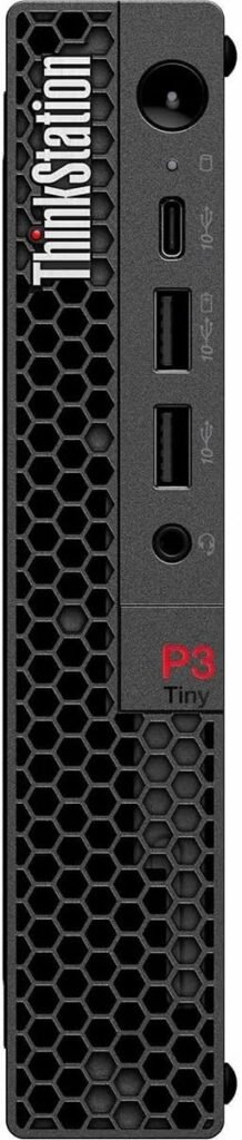 Lenovo ThinkStation P3 Tiny Workstation, Intel Core i9-13900 2.0GHz, 32GB RAM, 1TB SSD, NVIDIA T400 4GB, Windows 11 Pro, Black