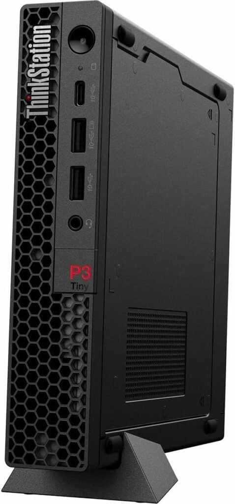 Lenovo ThinkStation P3 Tiny Workstation, Intel Core i9-13900 2.0GHz, 32GB RAM, 1TB SSD, NVIDIA T400 4GB, Windows 11 Pro, Black
