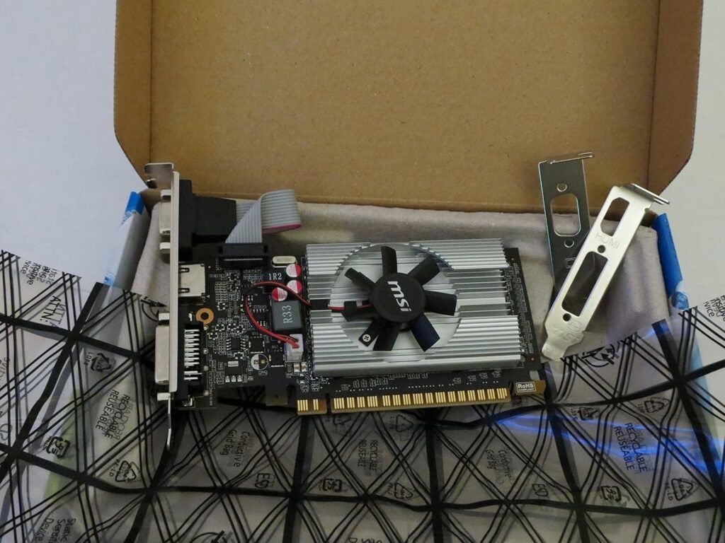 MSI Geforce 210 1024 MB DDR3 PCI-Express 2.0 Graphics Card MD1G/D3