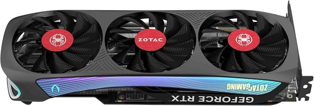 ZOTAC Gaming GeForce RTX 4070 AMP AIRO Spider-Man: Across The Spider-Verse Inspired Graphics Card Bundle, ZT-D40700F-10SMP
